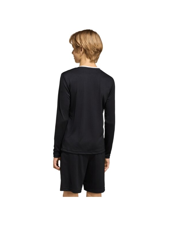 adidas Entrada 26 Long Sleeve Jersey marškiniai vaikams juodi KF5879 5 adidas Entrada 26 Long Sleeve Jersey marškiniai vaikams juodi KF5879 5