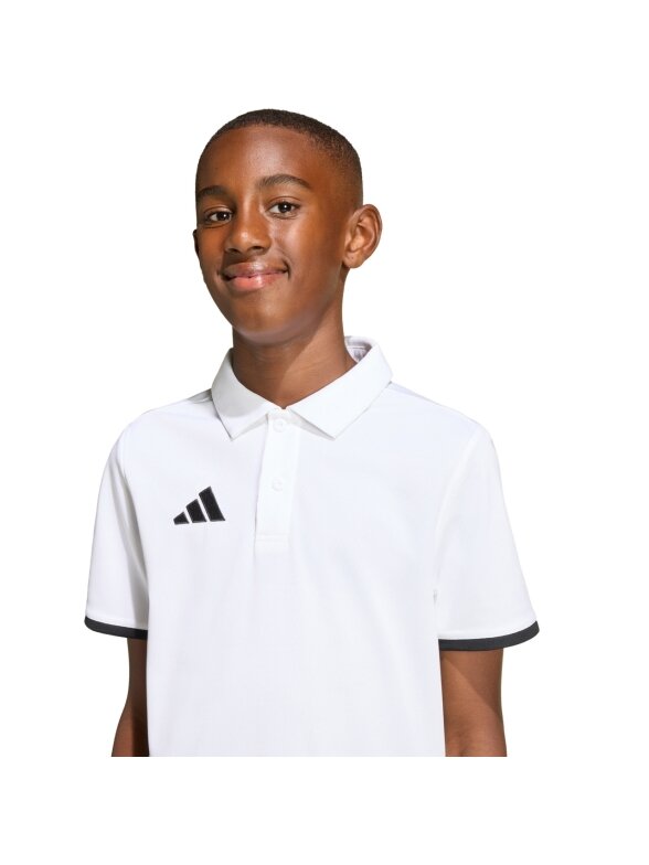 Adidas Entrada 26 Polo marškinėliai vaikams balti JZ6624 5 Adidas Entrada 26 Polo marškinėliai vaikams balti JZ6624 5