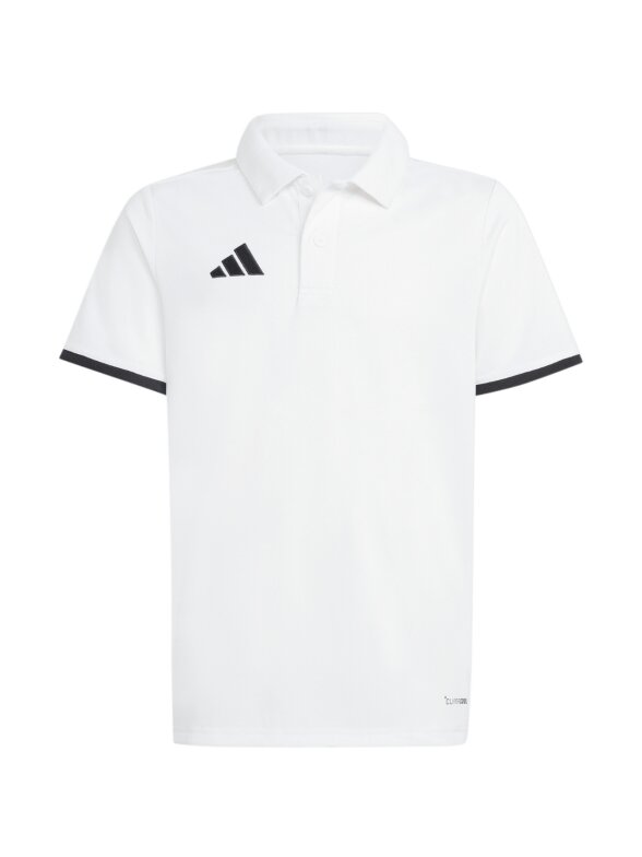 Adidas Entrada 26 Polo marškinėliai vaikams balti JZ6624 1 Adidas Entrada 26 Polo marškinėliai vaikams balti JZ6624 1