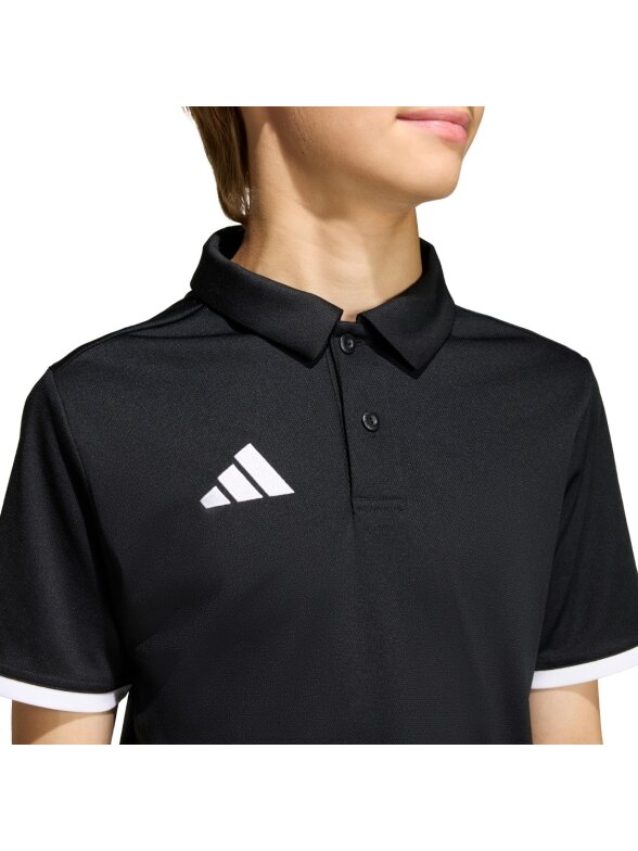 Adidas Entrada 26 Polo marškinėliai vaikams juodi JZ6629 5 Adidas Entrada 26 Polo marškinėliai vaikams juodi JZ6629 5