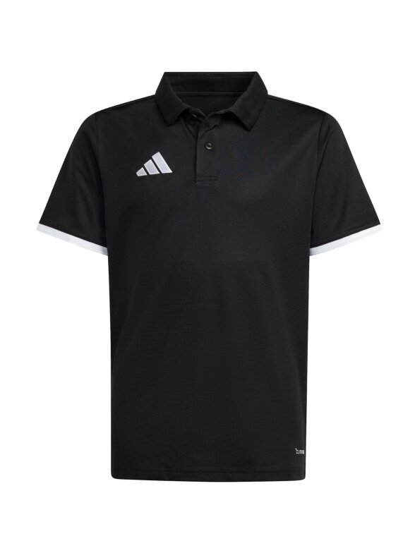 Adidas Entrada 26 Polo marškinėliai vaikams juodi JZ6629 1 Adidas Entrada 26 Polo marškinėliai vaikams juodi JZ6629 1