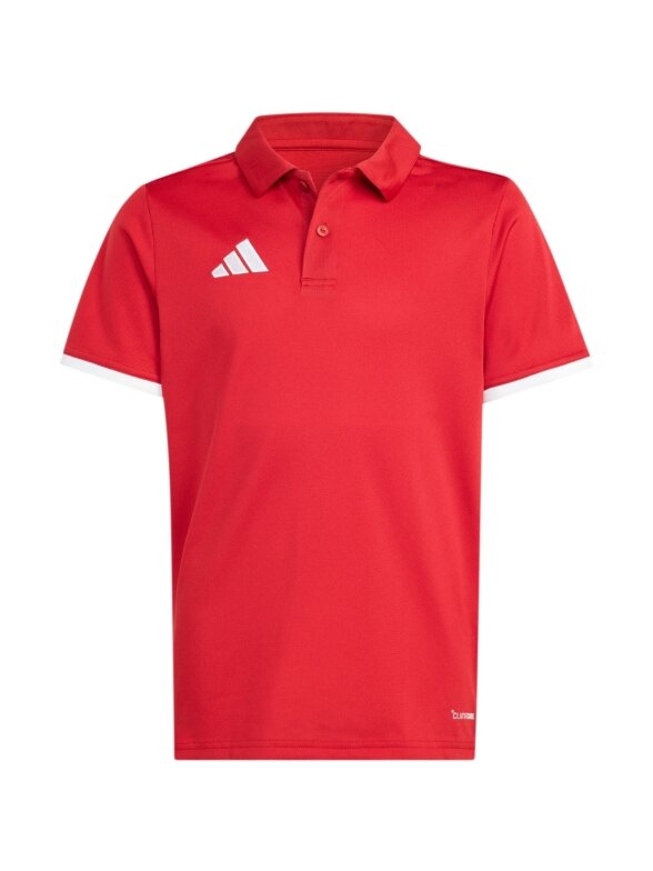 Adidas Entrada 26 Polo marškinėliai vaikams raudoni JZ6626 1