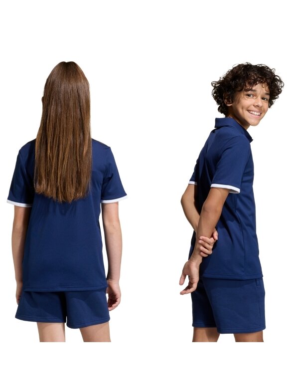 Adidas Entrada 26 Polo marškinėliai vaikams tamsiai mėlyni JZ6627 2 Adidas Entrada 26 Polo marškinėliai vaikams tamsiai mėlyni JZ6627 2