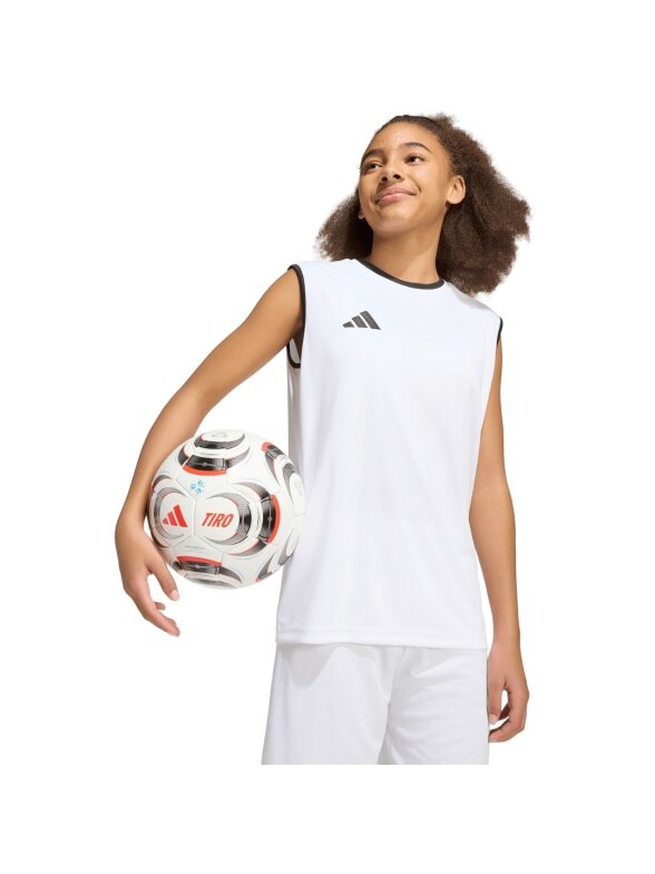 Adidas Entrada 26 Sleeveless Jersey marškinėliai vaikams balta KB3935 3