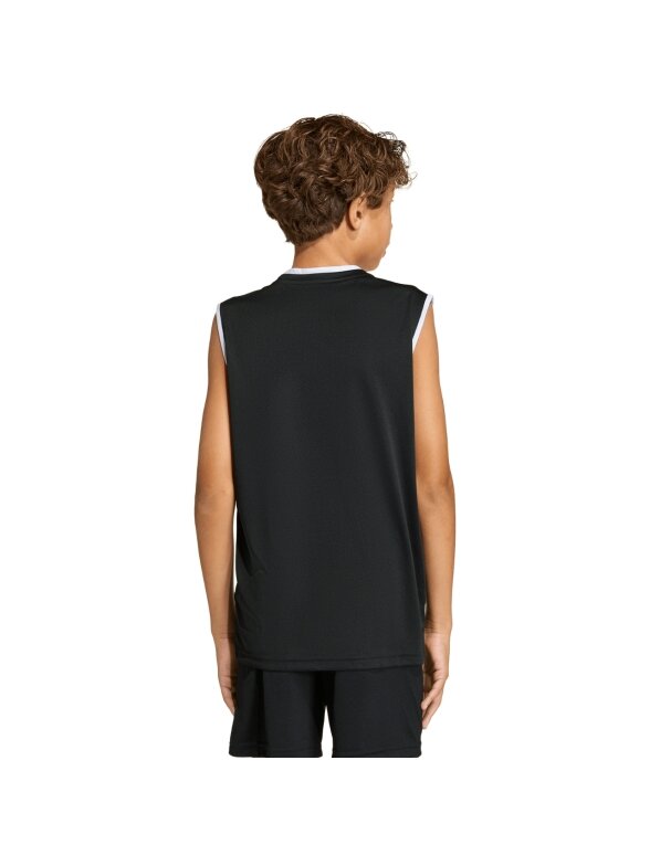 Adidas Entrada 26 Sleeveless Jersey marškinėliai vaikams juodi KB3933 5 Adidas Entrada 26 Sleeveless Jersey marškinėliai vaikams juodi KB3933 5