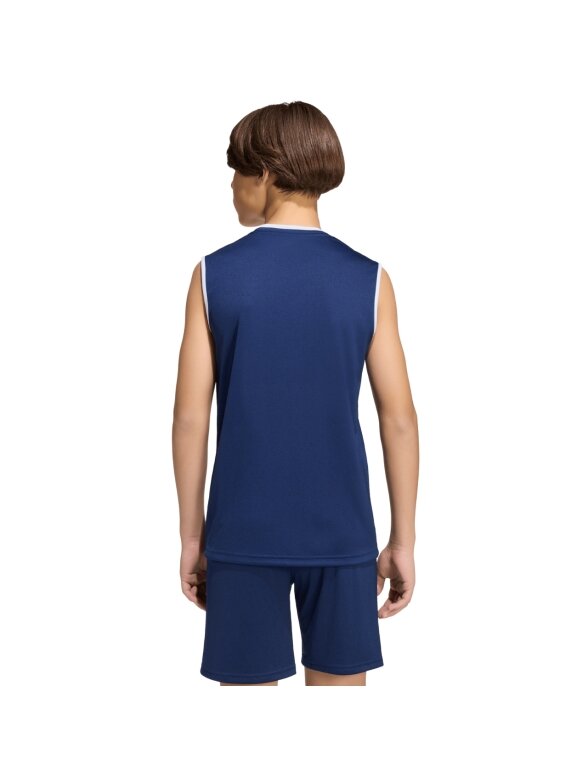 Adidas Entrada 26 Sleeveless Jersey marškinėliai vaikams tamsiai mėlyni KB3936 5 Adidas Entrada 26 Sleeveless Jersey marškinėliai vaikams tamsiai mėlyni KB3936 5