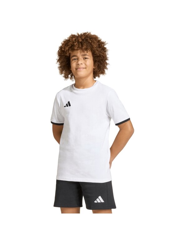 Adidas Entrada 26 Tee marškinėliai vaikams, balti JZ6670 3 Adidas Entrada 26 Tee marškinėliai vaikams, balti JZ6670 3