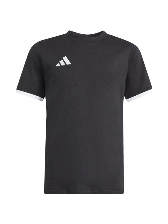 Adidas Entrada 26 Tee marškinėliai vaikams juodi JZ6671 1 Adidas Entrada 26 Tee marškinėliai vaikams juodi JZ6671 1
