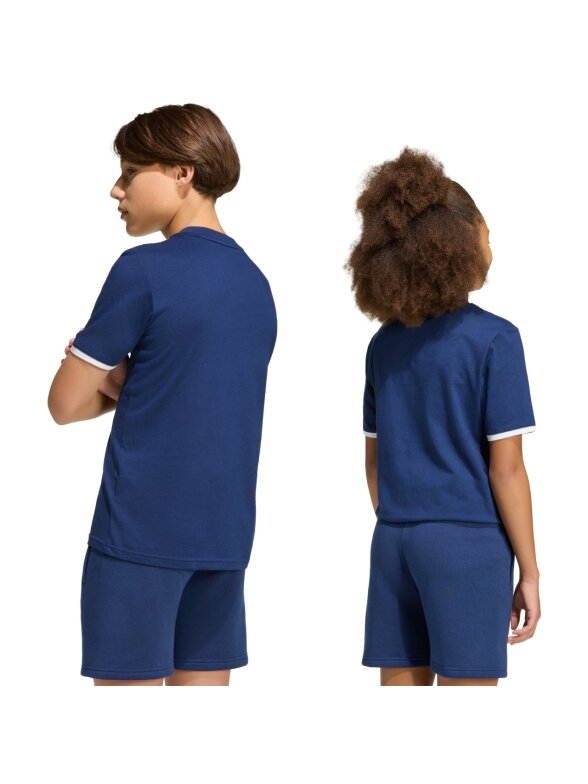 Adidas Entrada 26 Tee marškinėliai vaikams tamsiai mėlyni JZ6673 2 Adidas Entrada 26 Tee marškinėliai vaikams tamsiai mėlyni JZ6673 2