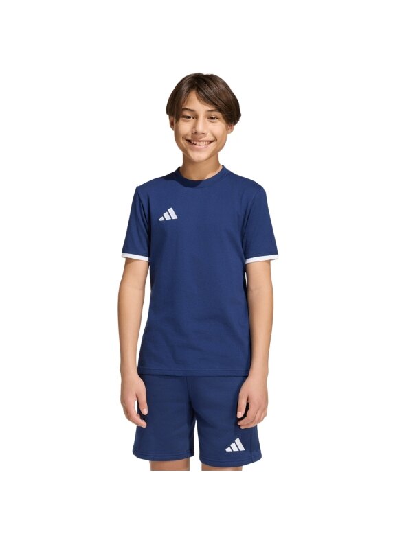 Adidas Entrada 26 Tee marškinėliai vaikams tamsiai mėlyni JZ6673 3 Adidas Entrada 26 Tee marškinėliai vaikams tamsiai mėlyni JZ6673 3