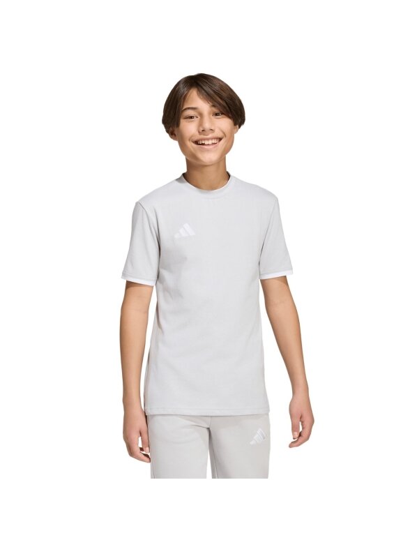 Adidas Entrada 26 Tee marškinėliai vaikams pilki JZ6672 3