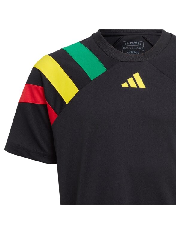 Adidas Fortore 23 vaikiški marškinėliai, juodi IK5730 3 Adidas Fortore 23 vaikiški marškinėliai, juodi IK5730 3
