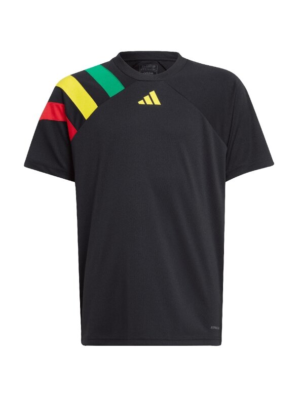 Adidas Fortore 23 vaikiški marškinėliai, juodi IK5730