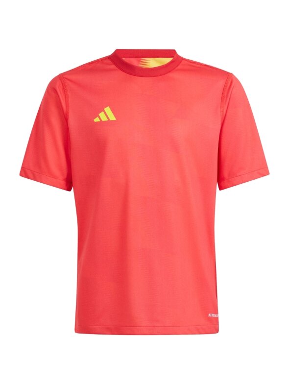 Adidas Reversible 24 vaikiški marškinėliai, dvipusiai, oranžinės spalvos IN8129 Adidas Reversible 24 vaikiški marškinėliai, dvipusiai, oranžinės spalvos IN8129