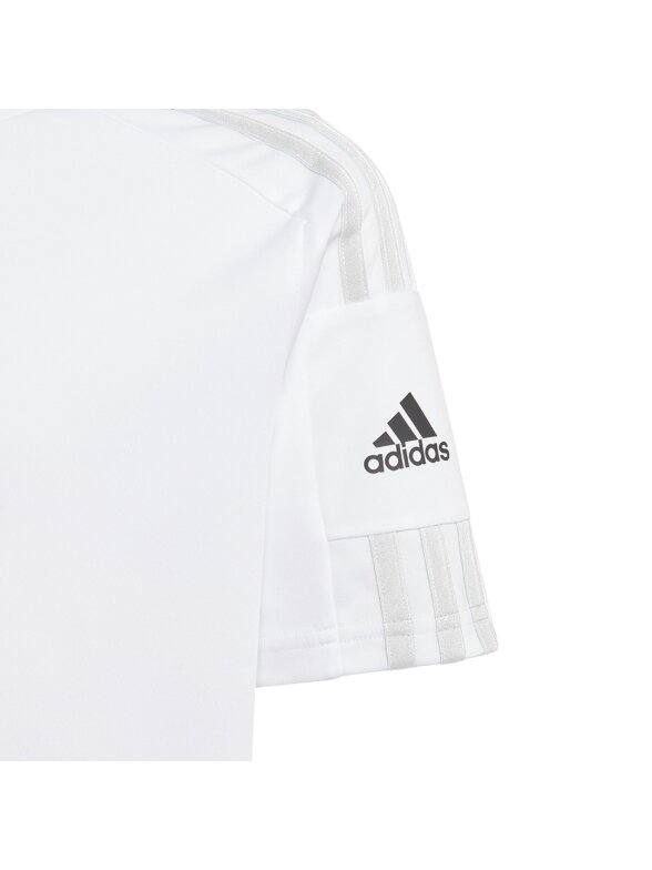 Adidas Squadra 21 Jersey vaikiški marškinėliai, balti GN5740 3 Adidas Squadra 21 Jersey vaikiški marškinėliai, balti GN5740 3