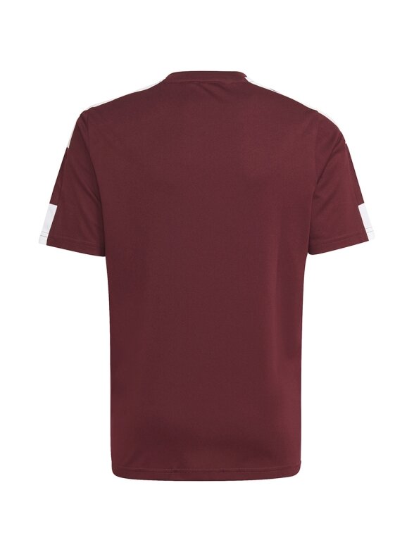 Adidas Squadra 21 Jersey Jaunimo marškinėliai, bordo GN8090 1 Adidas Squadra 21 Jersey Jaunimo marškinėliai, bordo GN8090 1