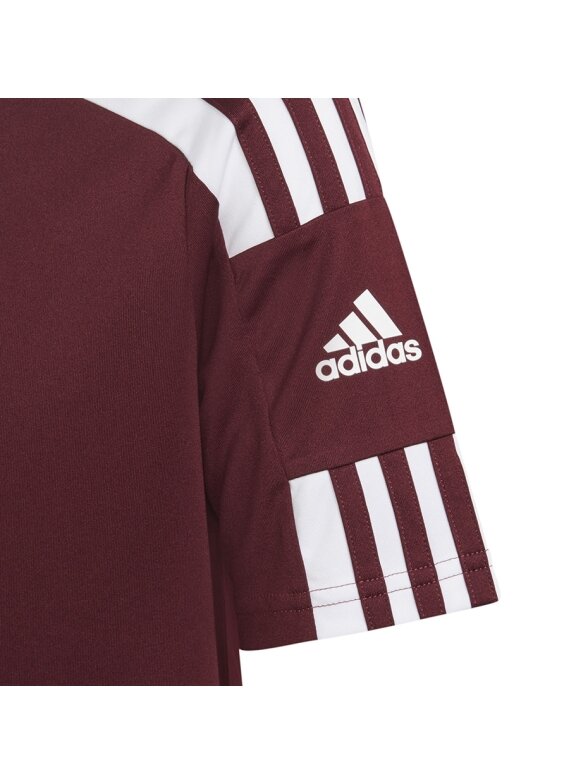 Adidas Squadra 21 Jersey Jaunimo marškinėliai, bordo GN8090 2 Adidas Squadra 21 Jersey Jaunimo marškinėliai, bordo GN8090 2