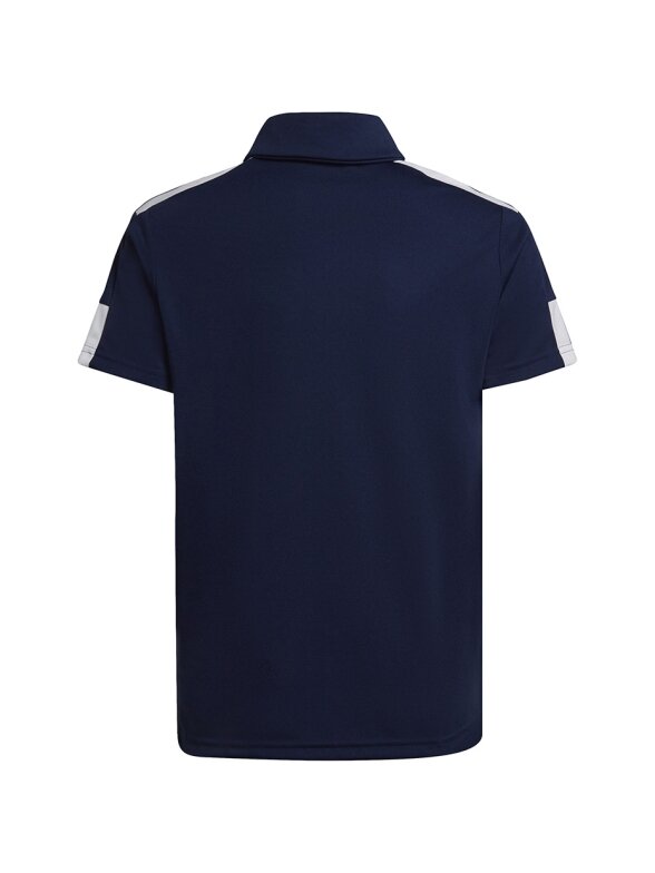 Adidas Squadra 21 Polo vaikiški marškinėliai, tamsiai mėlyni HC6274 1 Adidas Squadra 21 Polo vaikiški marškinėliai, tamsiai mėlyni HC6274 1