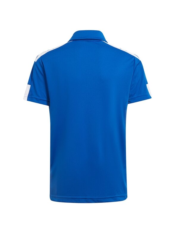Adidas Squadra 21 Polo vaikiški marškinėliai, mėlyni GP6425 1 Adidas Squadra 21 Polo vaikiški marškinėliai, mėlyni GP6425 1