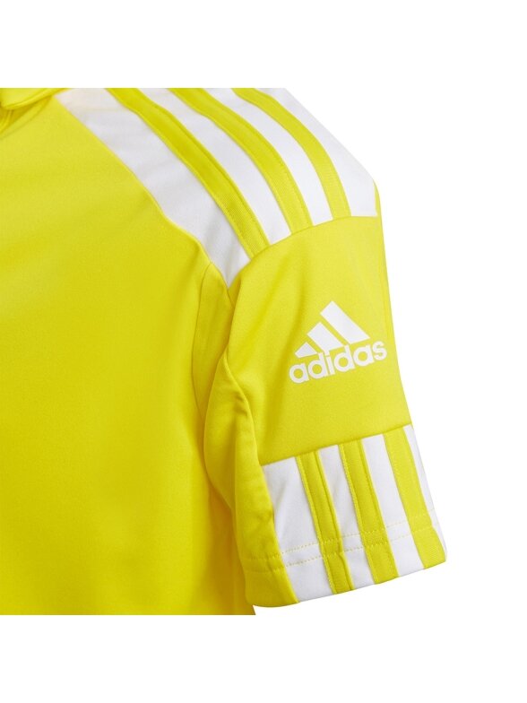 Adidas Squadra 21 Polo vaikiški marškinėliai, geltoni GP6426 4