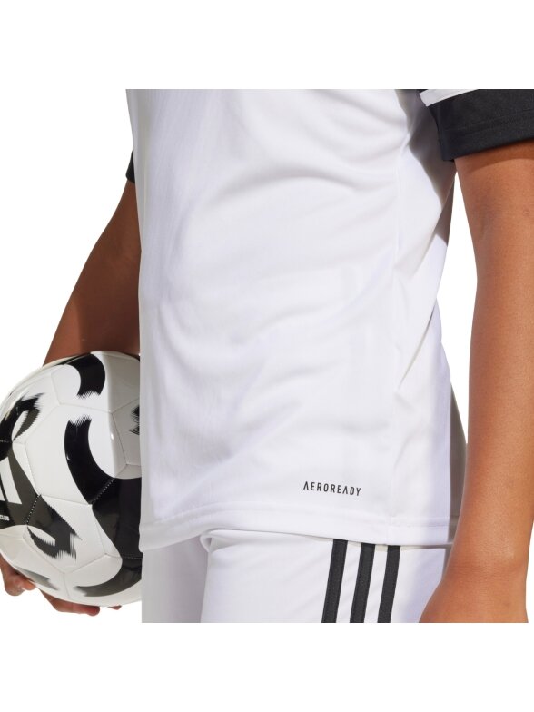 Adidas Squadra 25 marškiniai vaikams balti JJ0057 7 Adidas Squadra 25 marškiniai vaikams balti JJ0057 7