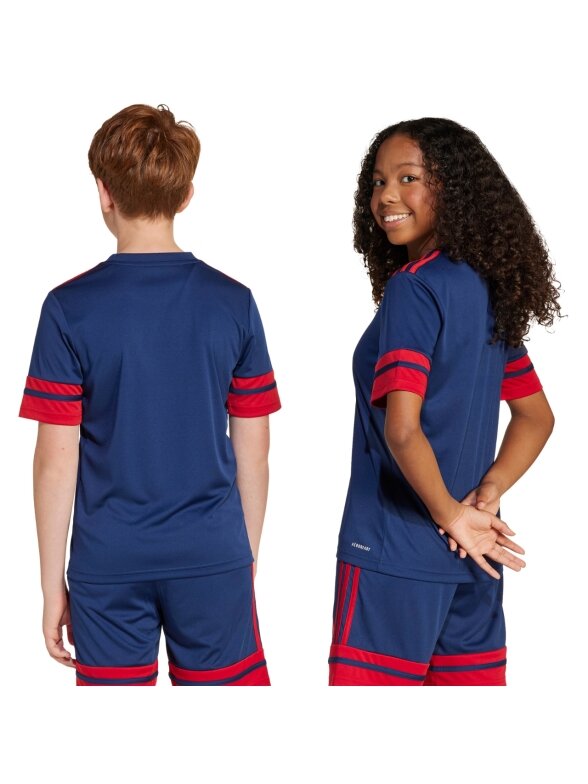 Adidas Squadra 25 vaikiška marškiniai tamsiai mėlyni JJ2415 3 Adidas Squadra 25 vaikiška marškiniai tamsiai mėlyni JJ2415 3