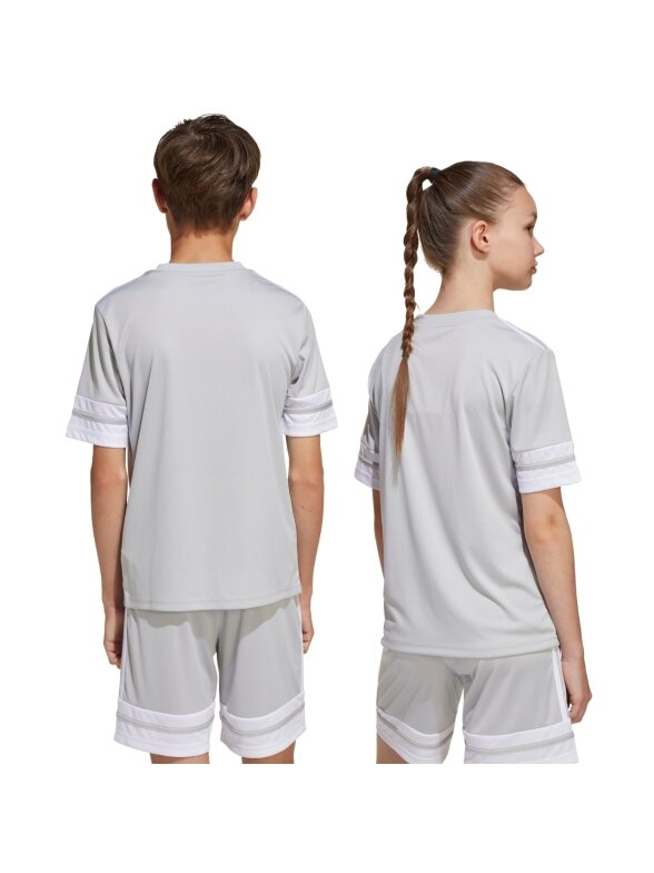 Adidas Squadra 25 vaikams šviesiai pilka marškinėliai JJ0061 3