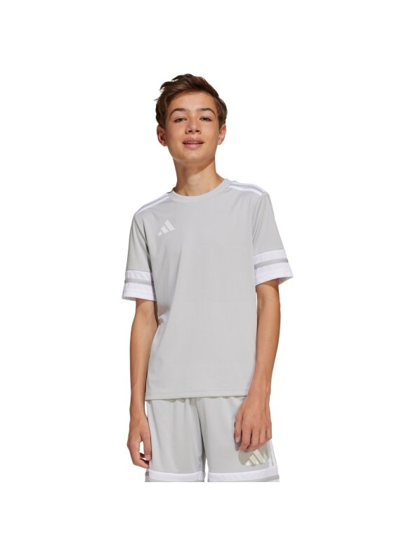 Adidas Squadra 25 vaikams šviesiai pilka marškinėliai JJ0061 4