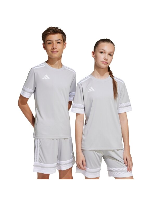 Adidas Squadra 25 vaikams šviesiai pilka marškinėliai JJ0061