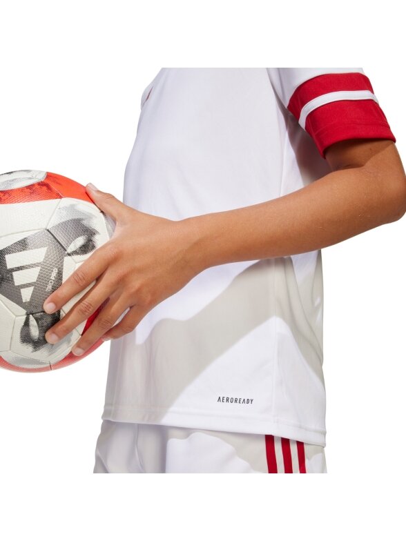 Adidas Squadra 25 Jersey vaikiški marškinėliai, balti JJ0059 7 Adidas Squadra 25 Jersey vaikiški marškinėliai, balti JJ0059 7