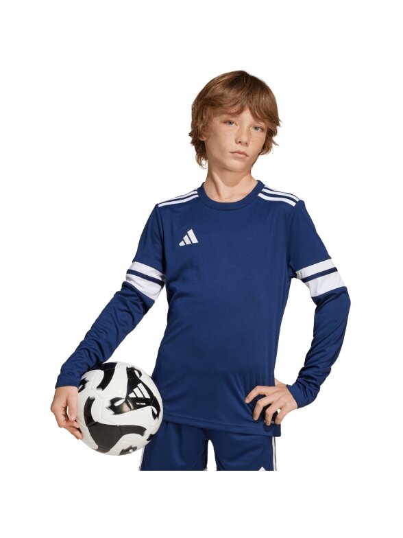 Adidas Squadra 25 vaikiški marškinėliai ilgomis rankovėmis, tamsiai mėlyni JJ0049 3 Adidas Squadra 25 vaikiški marškinėliai ilgomis rankovėmis, tamsiai mėlyni JJ0049 3