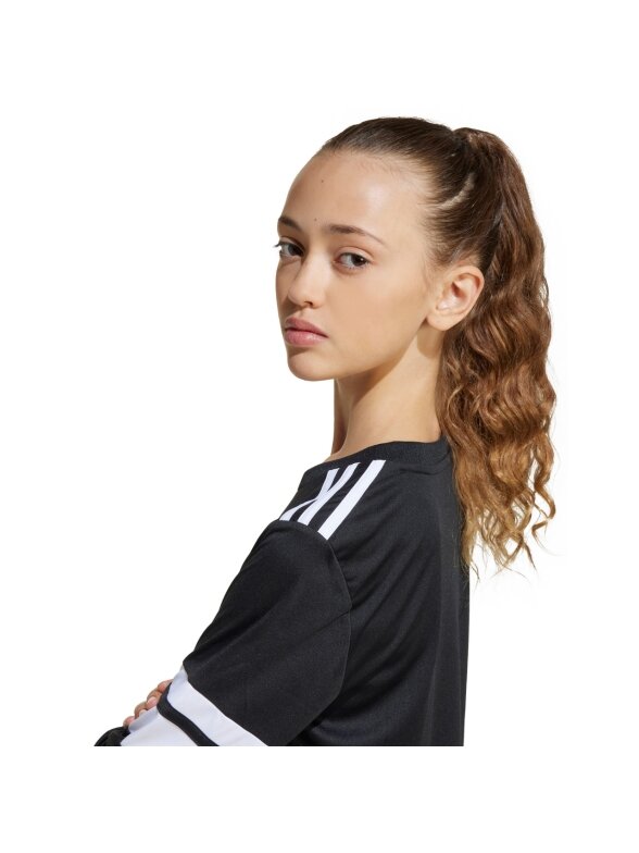 Adidas Squadra 25 Long Sleeve Jersey marškinėliai vaikams juoda-balta JJ0047 4 Adidas Squadra 25 Long Sleeve Jersey marškinėliai vaikams juoda-balta JJ0047 4