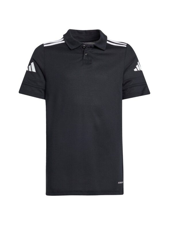 Adidas Squadra 25 Polo marškinėliai vaikams juodi JY3415 Adidas Squadra 25 Polo marškinėliai vaikams juodi JY3415