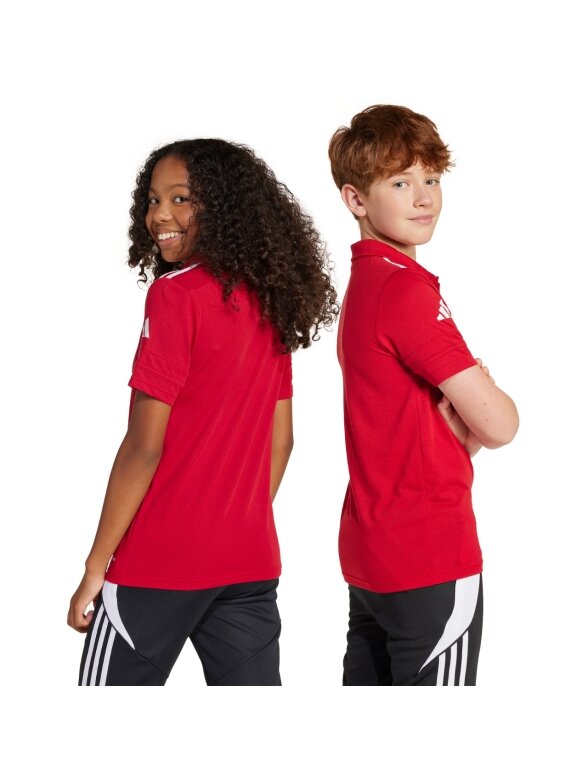 Adidas Squadra 25 Polo marškinėliai vaikams raudoni JY3411 2