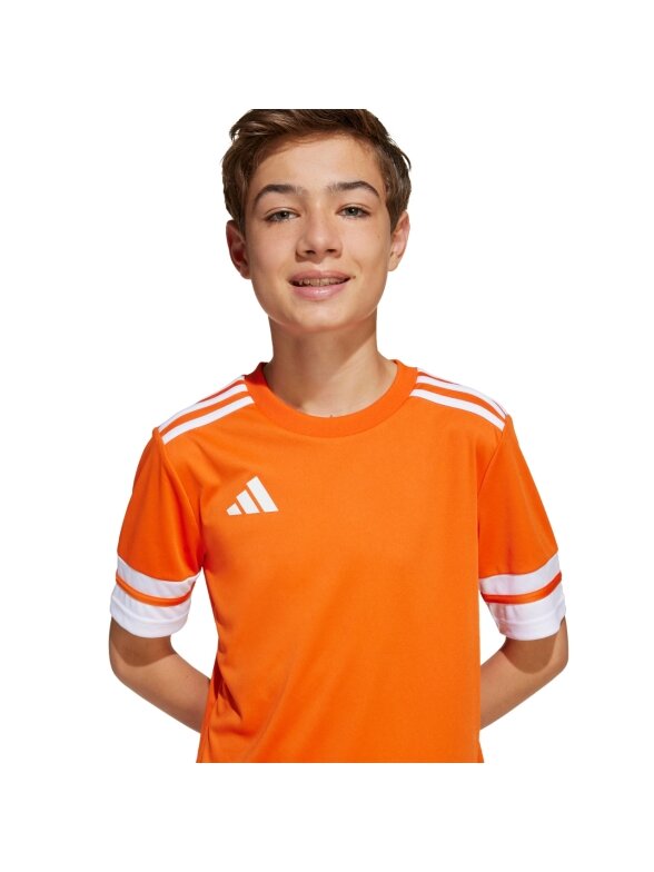 Adidas Squadra 25 vaikiška marškinėliai oranžiniai JC8666 6 Adidas Squadra 25 vaikiška marškinėliai oranžiniai JC8666 6