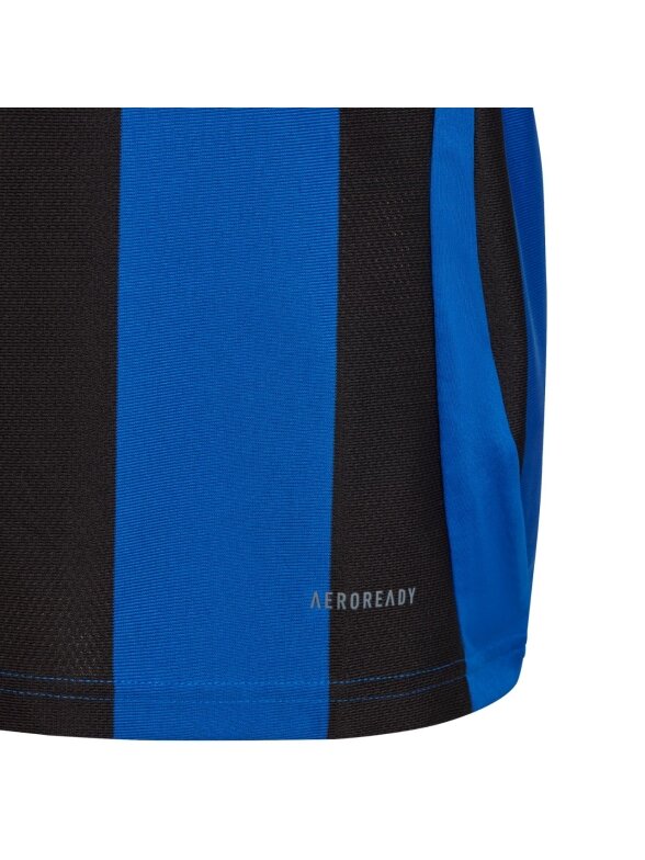 Vaikiški marškinėliai Adidas Striped 24 Jersey mėlynos ir juodos spalvos IW2136 2