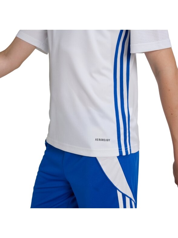 Adidas vaikiški marškinėliai Stalas 23 Džersis baltas ir mėlynas JJ1154 6 Adidas vaikiški marškinėliai Stalas 23 Džersis baltas ir mėlynas JJ1154 6