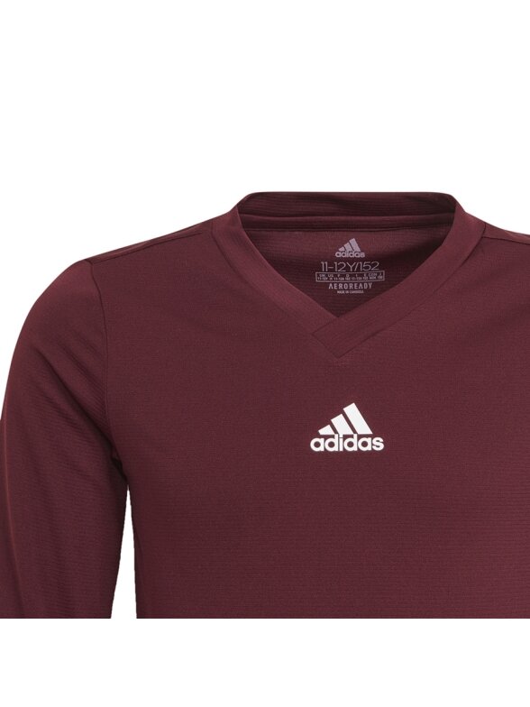 Adidas Team Base vaikiški marškinėliai, bordo GN7510 3 Adidas Team Base vaikiški marškinėliai, bordo GN7510 3