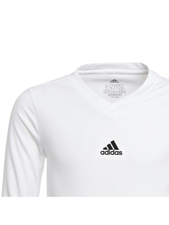 Adidas Team Base Tee vaikiški marškinėliai, balti GN5713 3 Adidas Team Base Tee vaikiški marškinėliai, balti GN5713 3