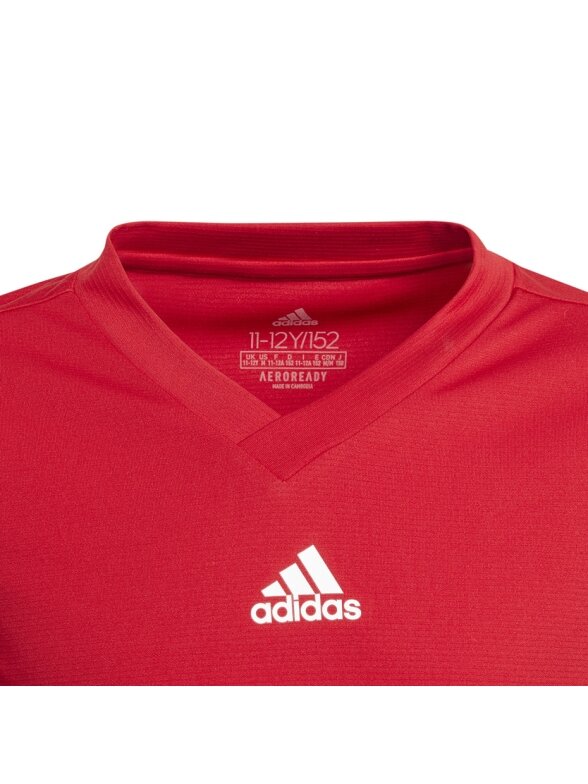 Adidas Team Base Tee vaikiški marškinėliai, raudoni GN5711 4