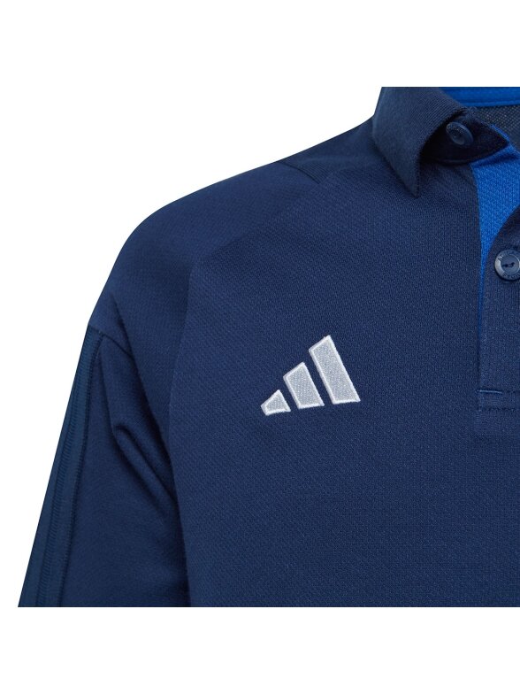 Adidas Tiro 23 Competition medvilniniai vaikiški marškinėliai, tamsiai mėlyni HK8053 2