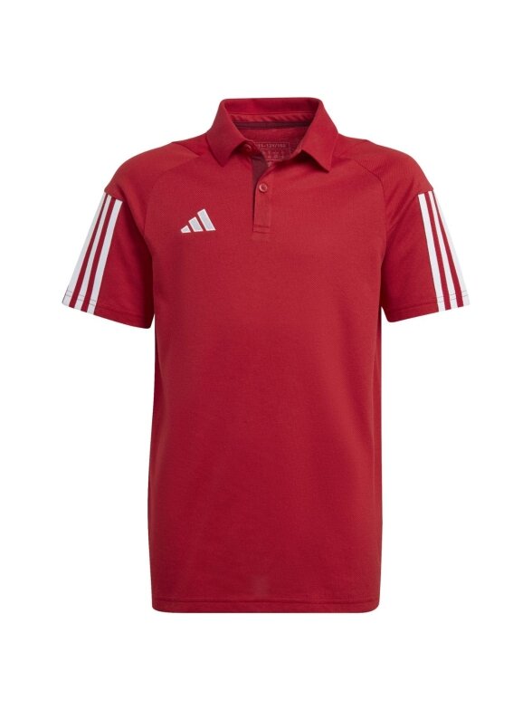 Adidas Tiro 23 Competition Cotton Polo marškinėliai, raudoni HI4715