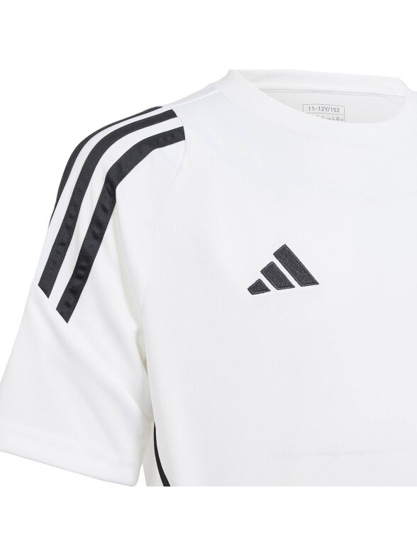 Adidas Tiro 24 Jersey vaikiški marškinėliai, balti IS1033 2