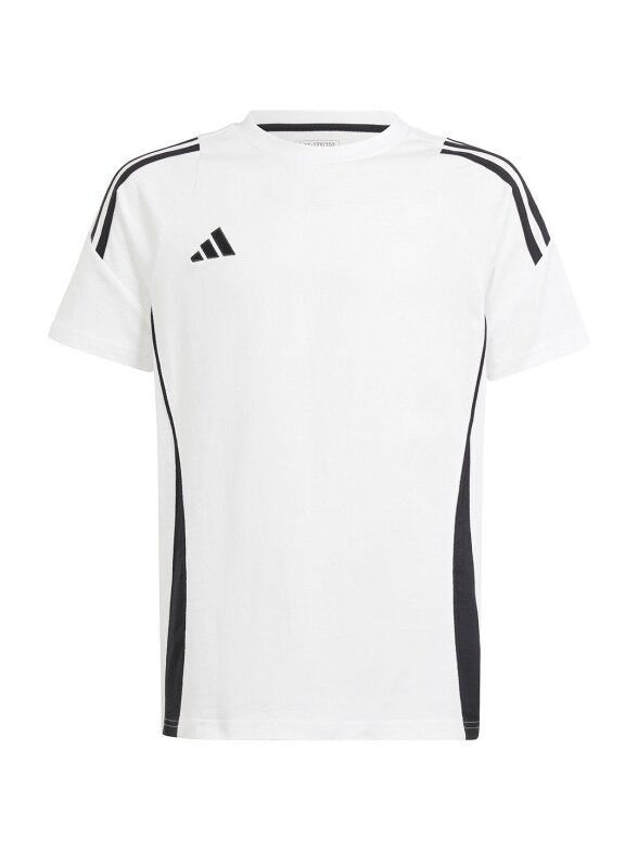 Adidas Tiro 24 Sweat vaikiški marškinėliai, balti IR9358