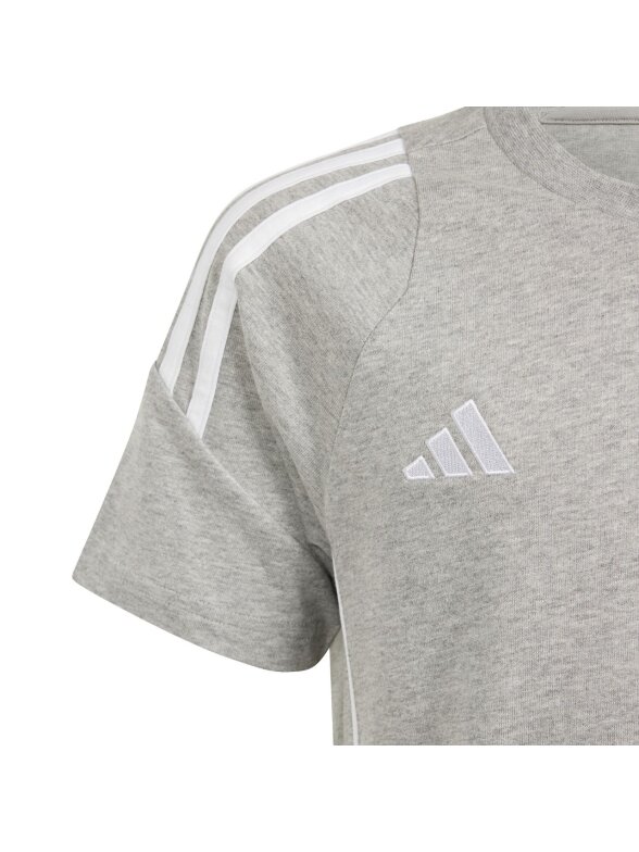 Adidas Tiro 24 Sweat vaikiški marškinėliai, pilki IR9356 3 Adidas Tiro 24 Sweat vaikiški marškinėliai, pilki IR9356 3