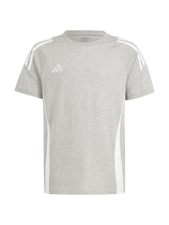 Adidas Tiro 24 Sweat vaikiški marškinėliai, pilki IR9356 Adidas Tiro 24 Sweat vaikiški marškinėliai, pilki IR9356