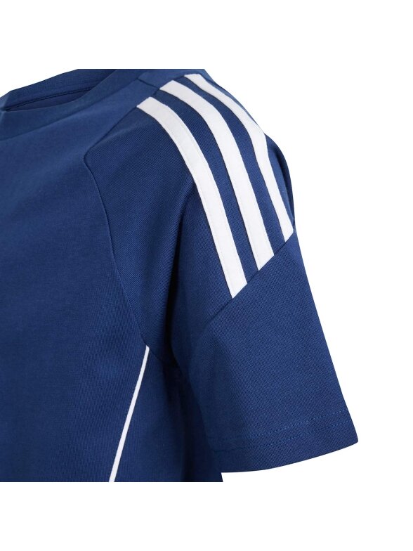 Adidas Tiro 24 Sweat Tee vaikiški marškinėliai, tamsiai mėlyna IR9357 3 Adidas Tiro 24 Sweat Tee vaikiški marškinėliai, tamsiai mėlyna IR9357 3