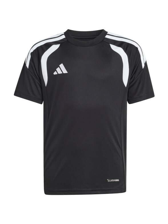 Adidas Tiro 26 League Jersey vaikiška sporto marškinėliai juoda KB1319 1 Adidas Tiro 26 League Jersey vaikiška sporto marškinėliai juoda KB1319 1