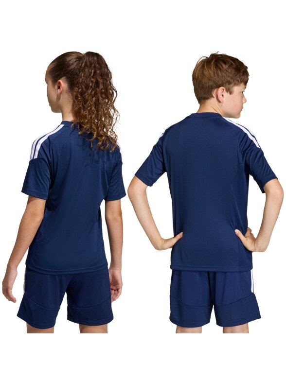 Adidas Tiro 26 League Jersey marškinėliai vaikams tamsiai mėlyni-balta KB1323 3 Adidas Tiro 26 League Jersey marškinėliai vaikams tamsiai mėlyni-balta KB1323 3
