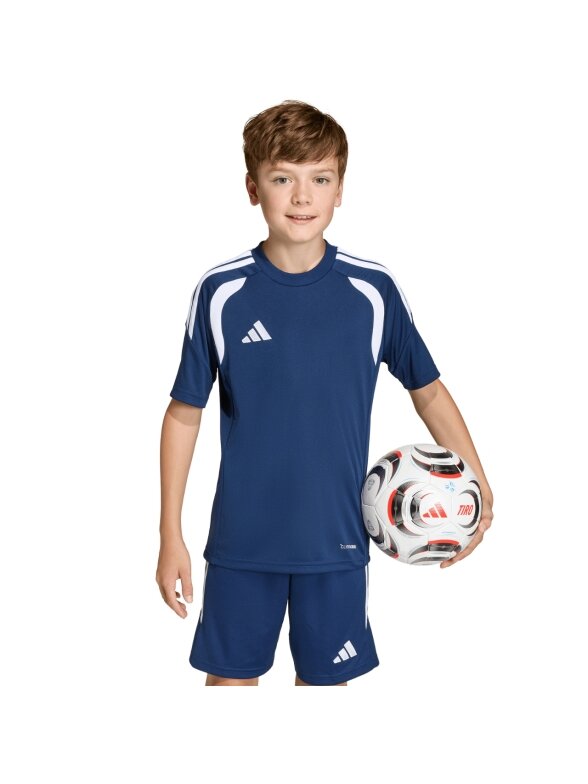 Adidas Tiro 26 League Jersey marškinėliai vaikams tamsiai mėlyni-balta KB1323 4 Adidas Tiro 26 League Jersey marškinėliai vaikams tamsiai mėlyni-balta KB1323 4
